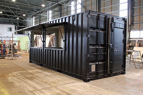CONTENEDOR DE 20 PIES EQUIPADO PARA USO DE BAR/CAFETERÍA